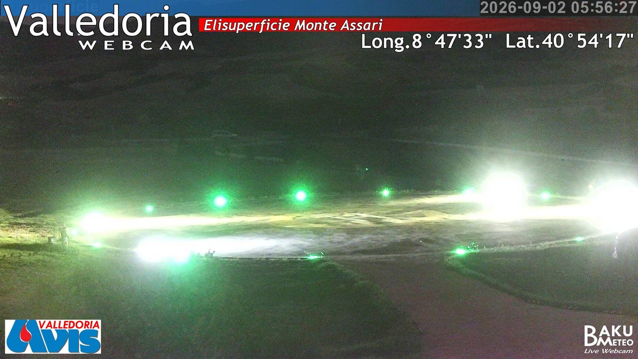 time-lapse frame, Valledoria webcam