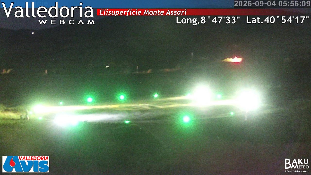 time-lapse frame, Valledoria webcam