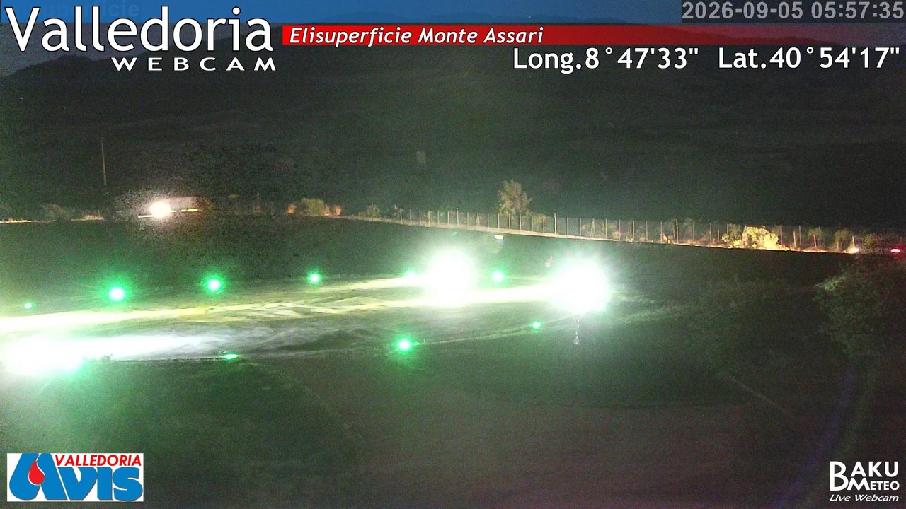 time-lapse frame, Valledoria webcam