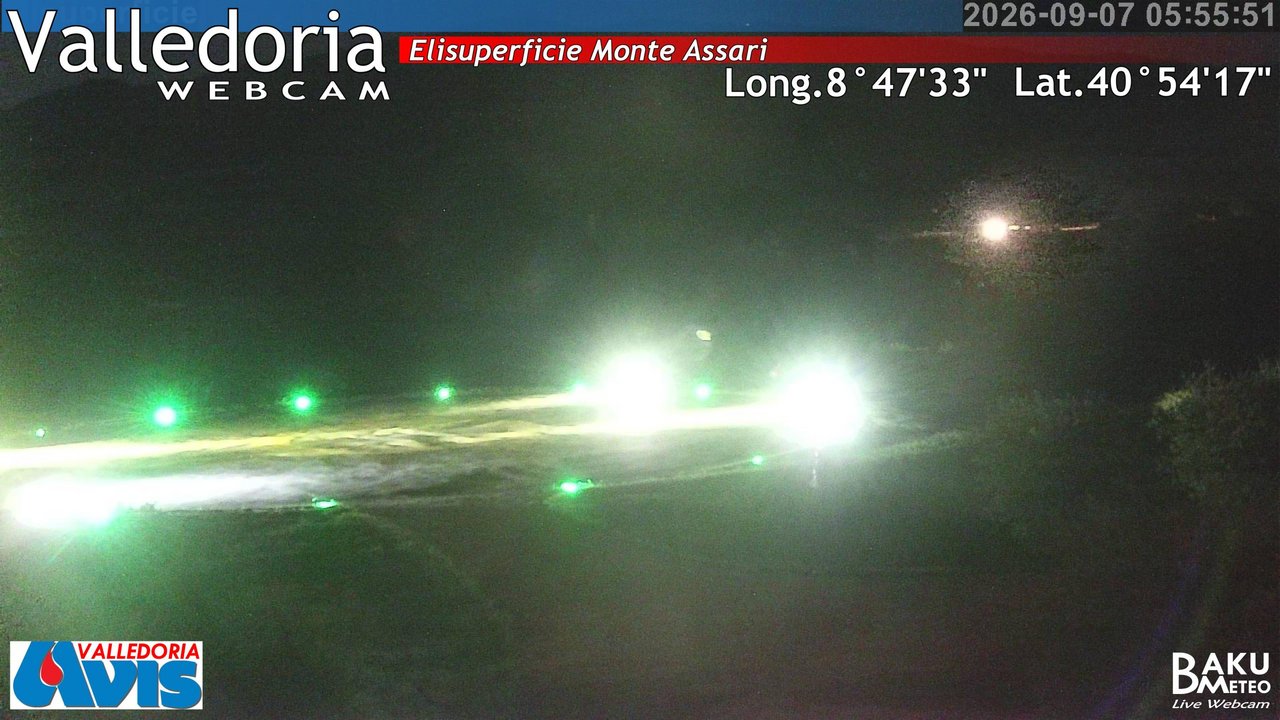 time-lapse frame, Valledoria webcam
