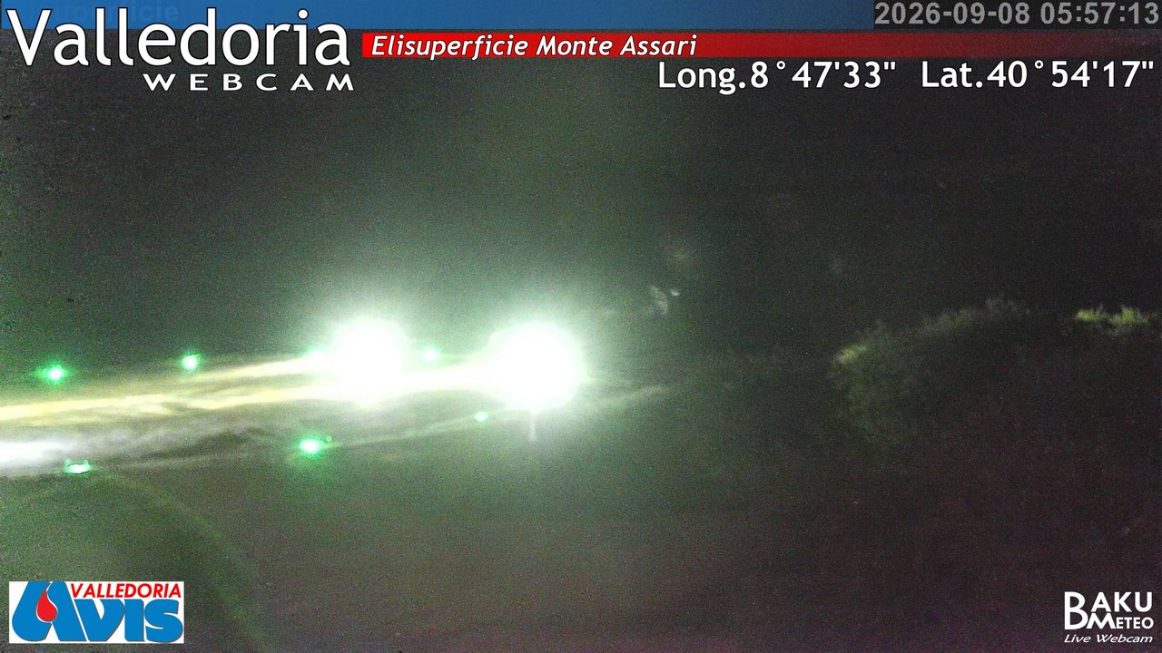 time-lapse frame, Valledoria webcam