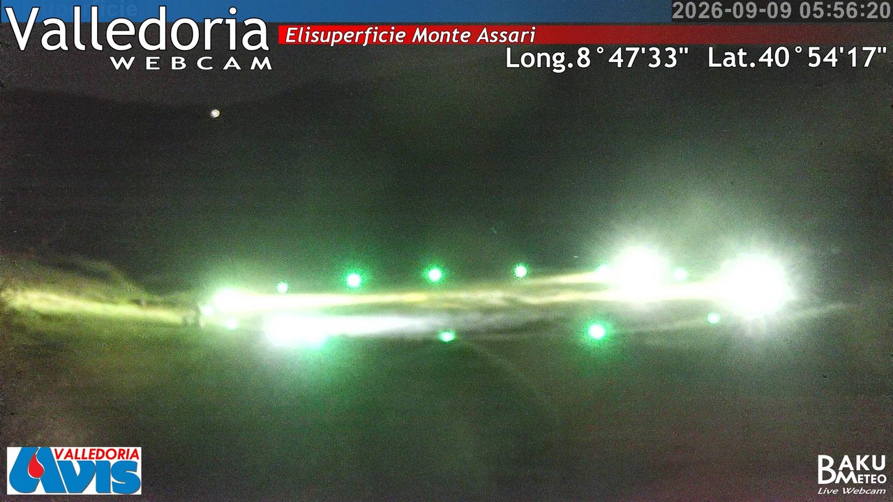 time-lapse frame, Valledoria webcam