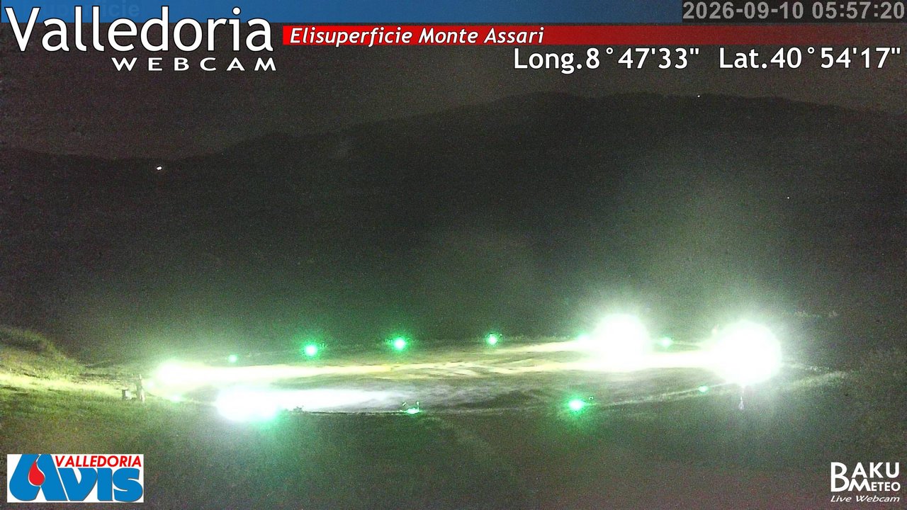 time-lapse frame, Valledoria webcam