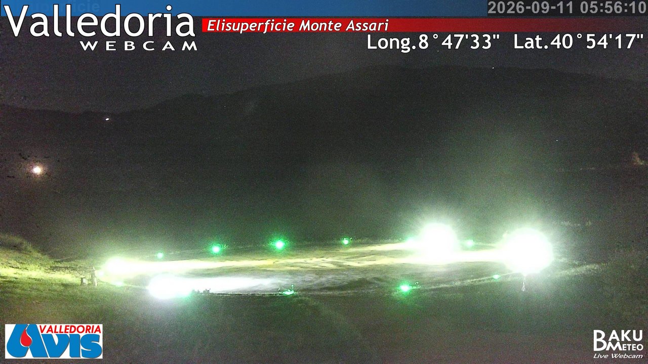 time-lapse frame, Valledoria webcam