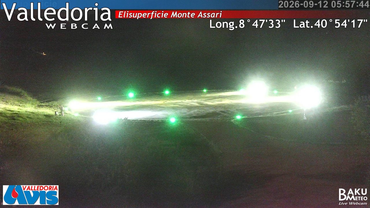 time-lapse frame, Valledoria webcam