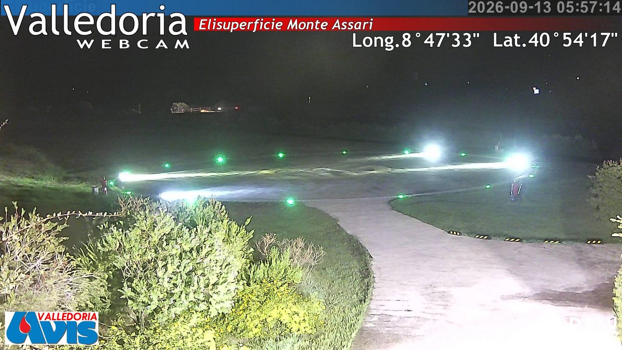 time-lapse frame, Valledoria webcam
