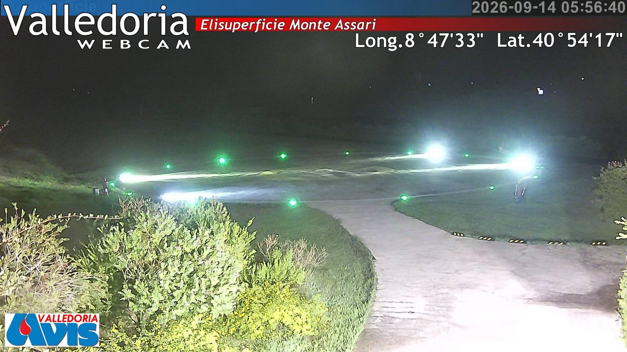 time-lapse frame, Valledoria webcam