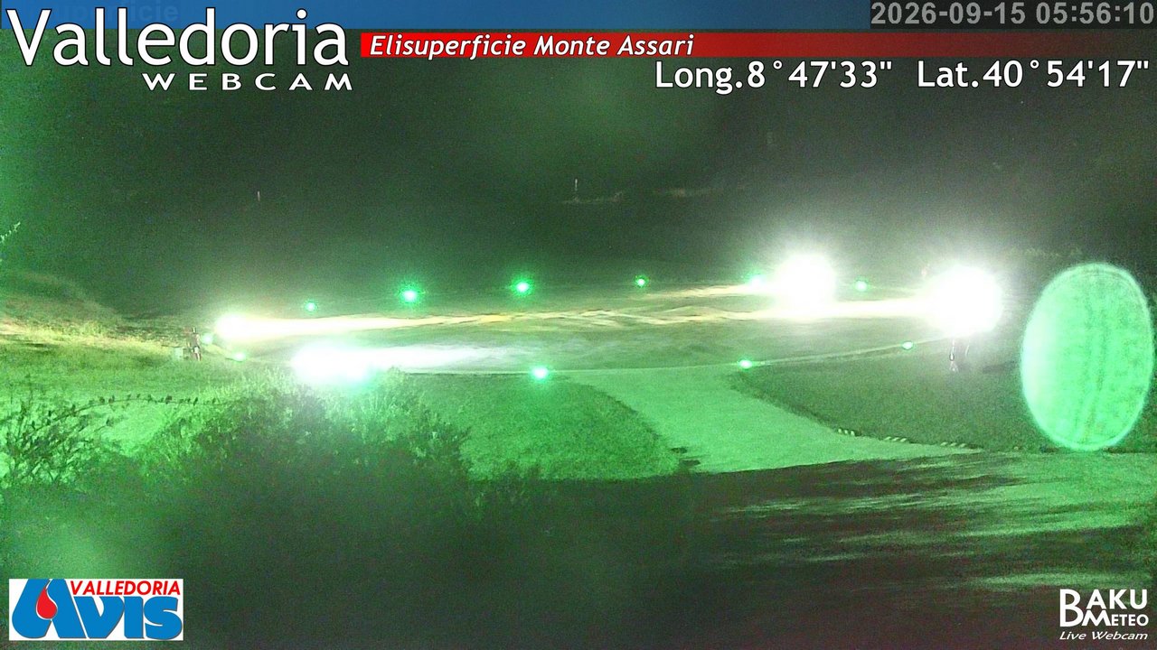 time-lapse frame, Valledoria webcam