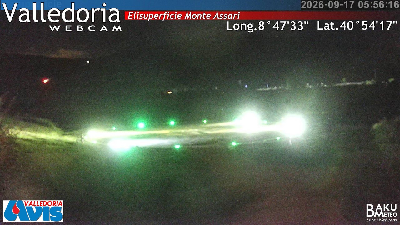 time-lapse frame, Valledoria webcam