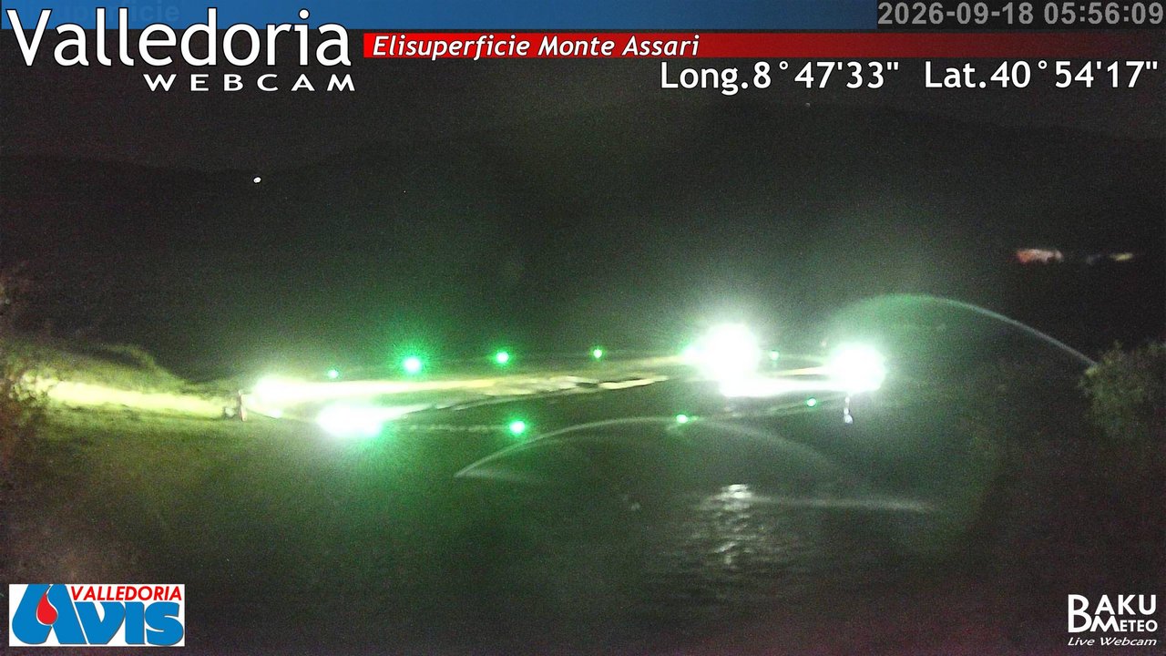 time-lapse frame, Valledoria webcam
