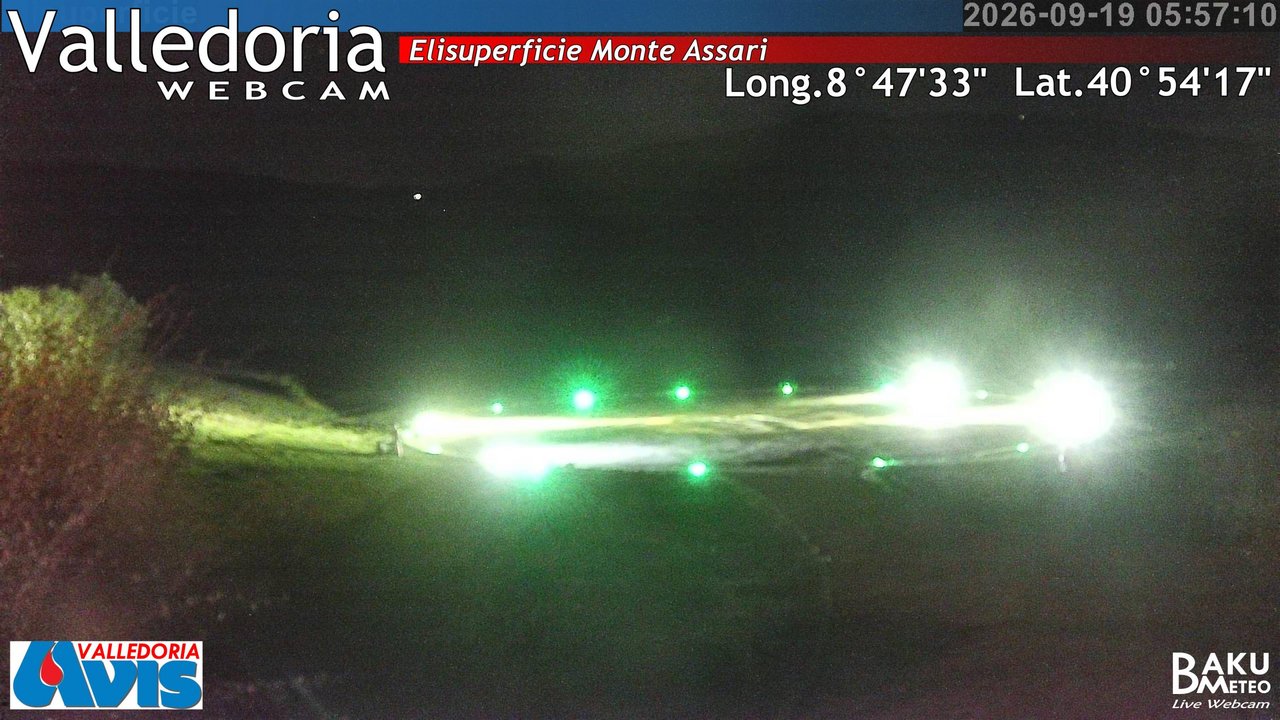 time-lapse frame, Valledoria webcam