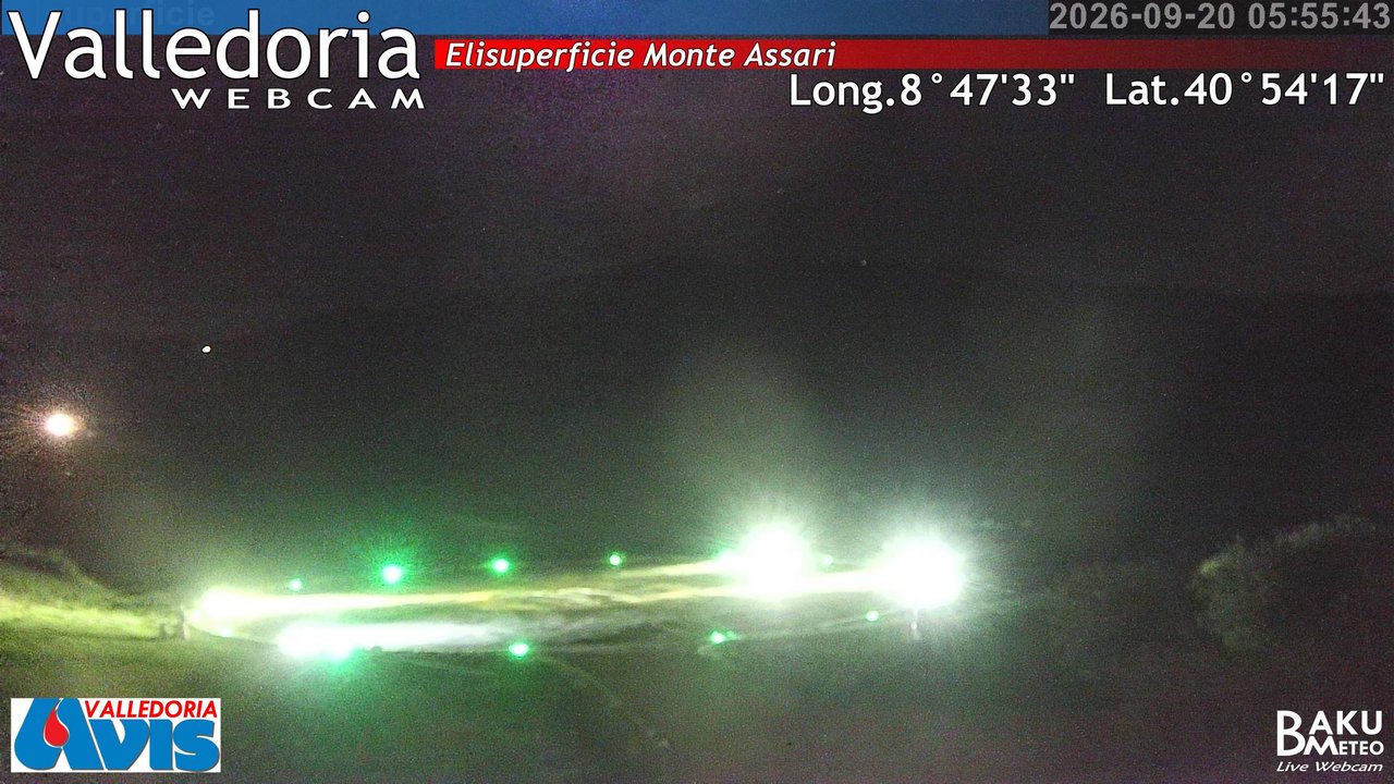 time-lapse frame, Valledoria webcam