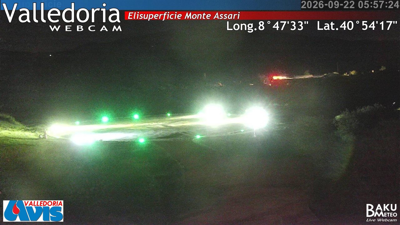 time-lapse frame, Valledoria webcam