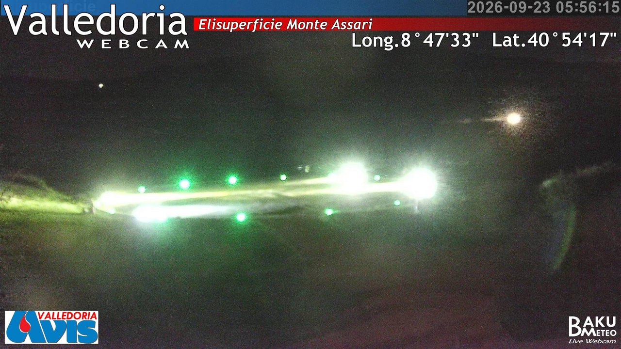 time-lapse frame, Valledoria webcam