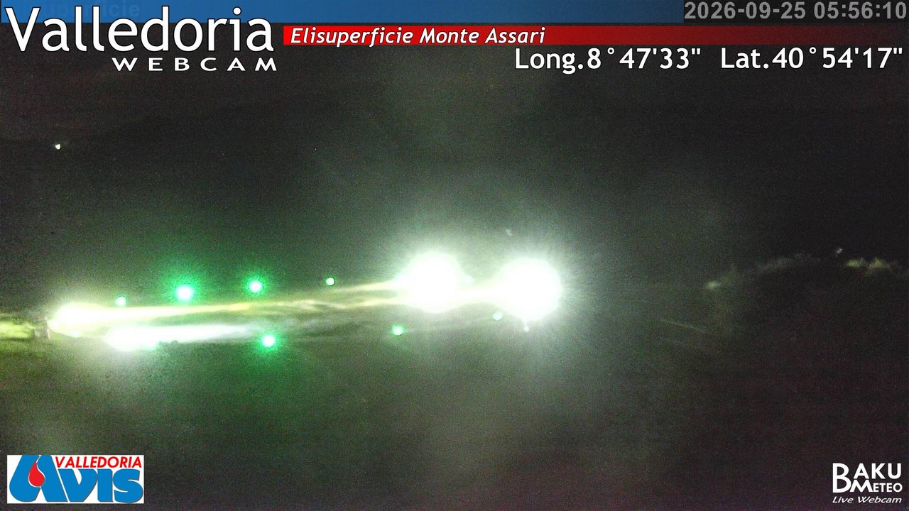 time-lapse frame, Valledoria webcam