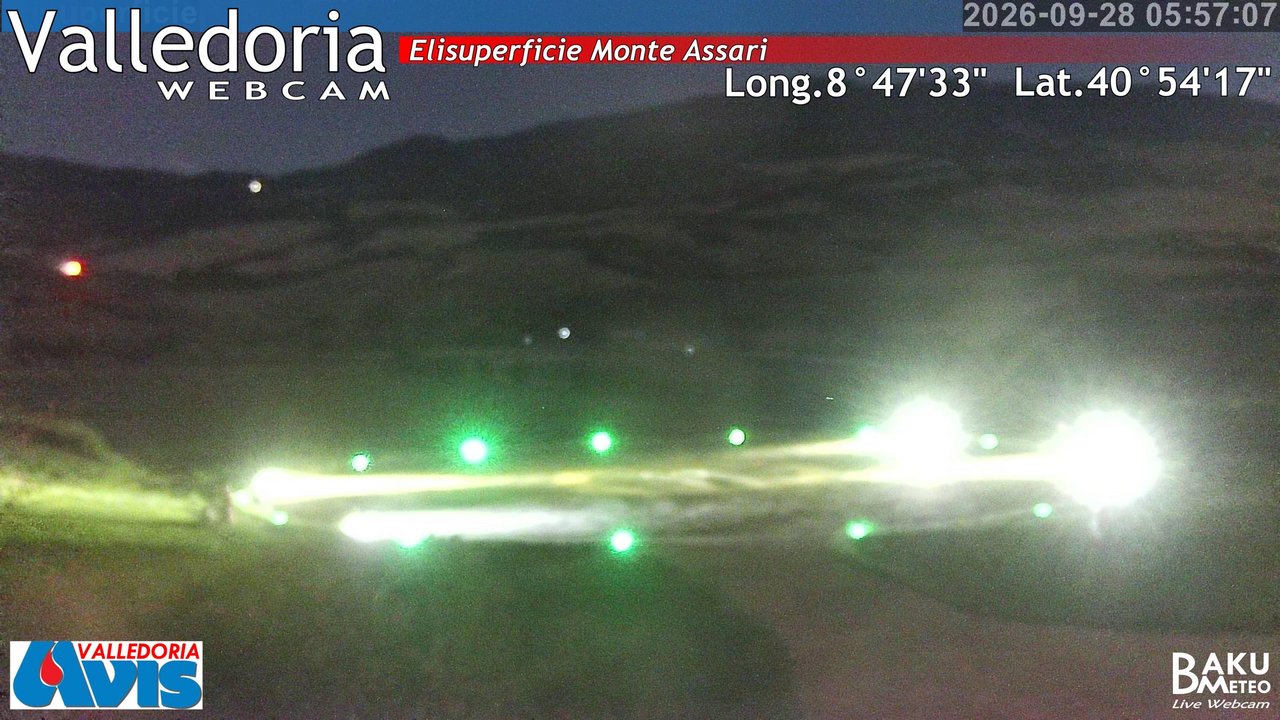 time-lapse frame, Valledoria webcam