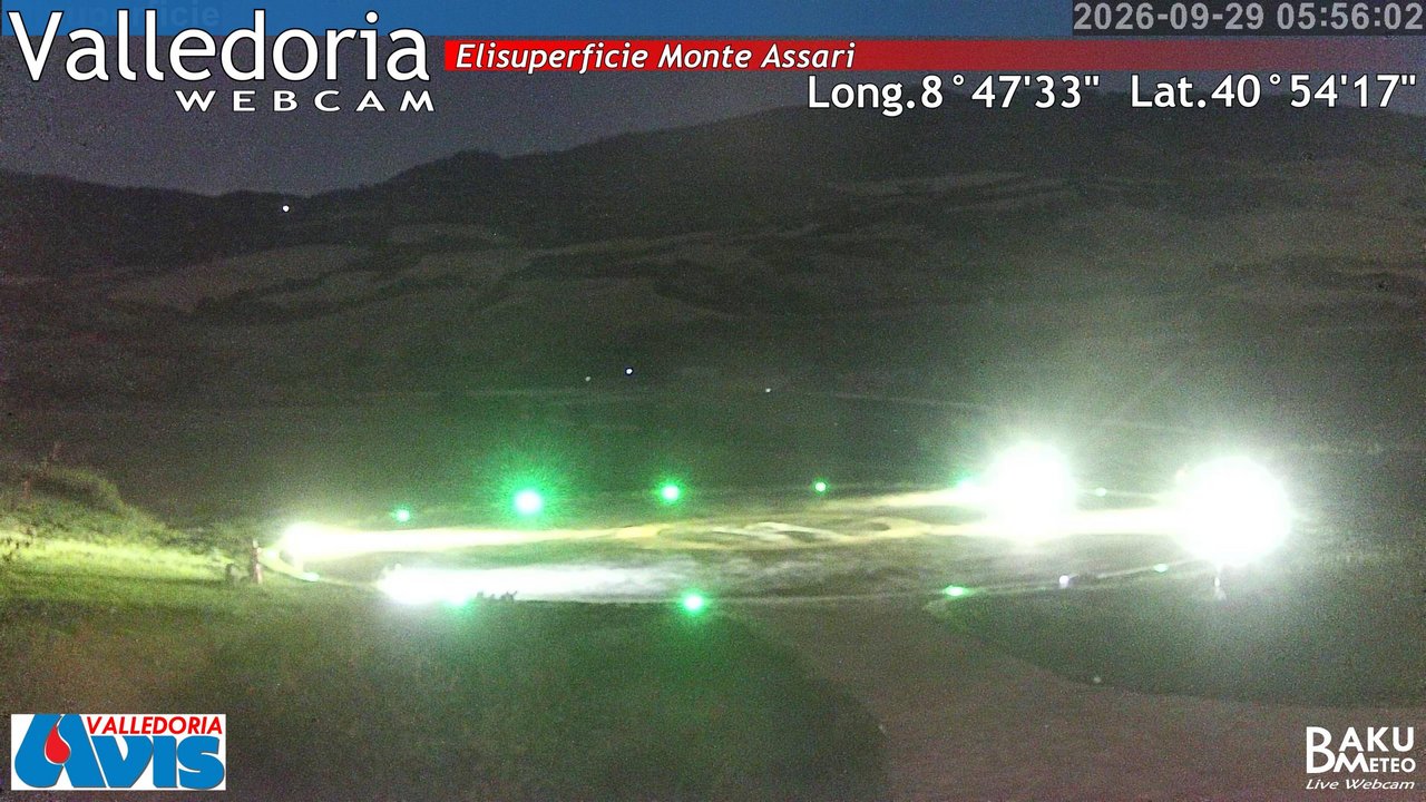 time-lapse frame, Valledoria webcam