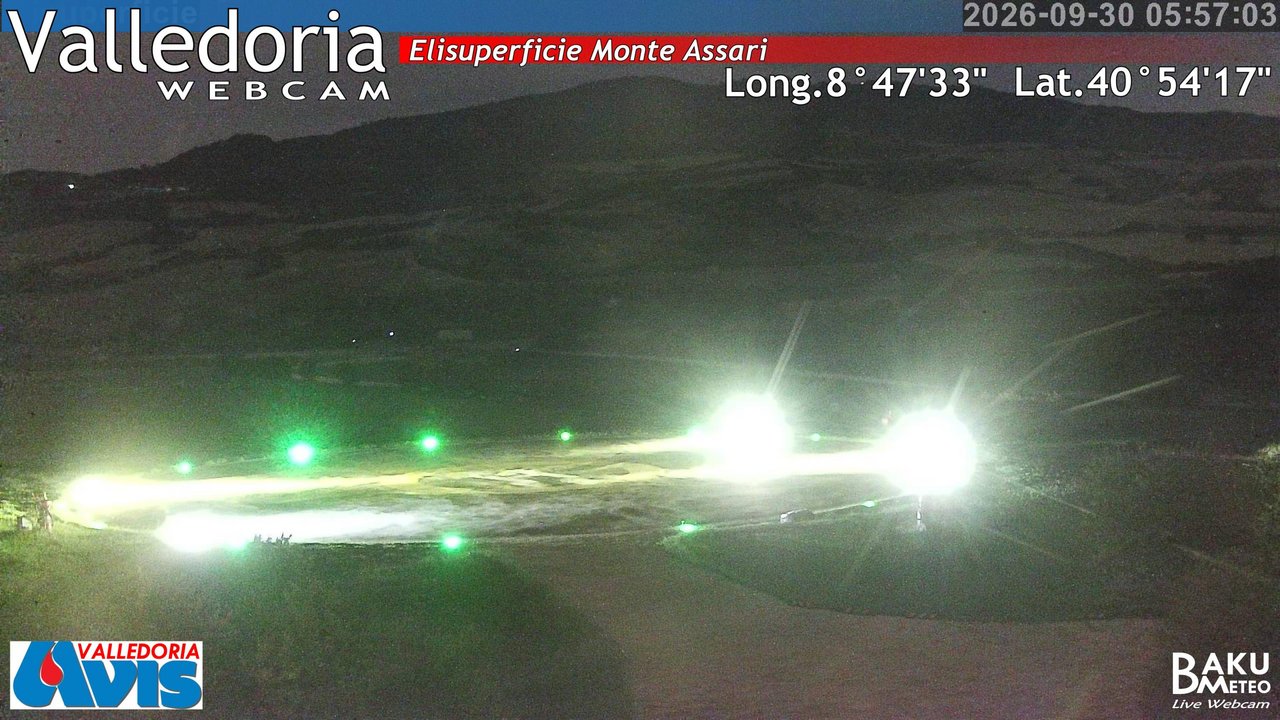 time-lapse frame, Valledoria webcam