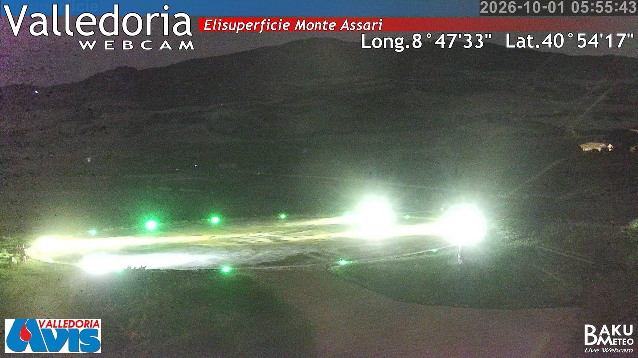 time-lapse frame, Valledoria webcam
