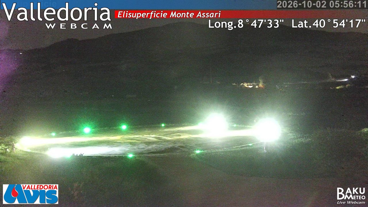 time-lapse frame, Valledoria webcam