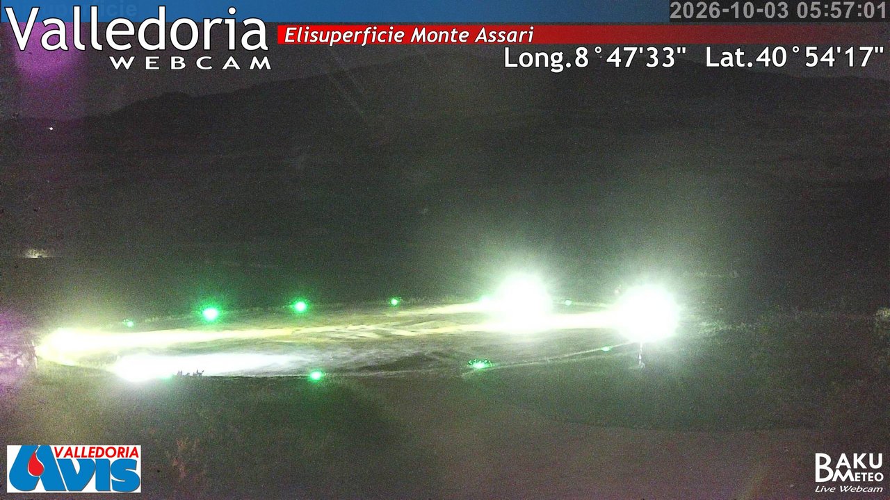time-lapse frame, Valledoria webcam