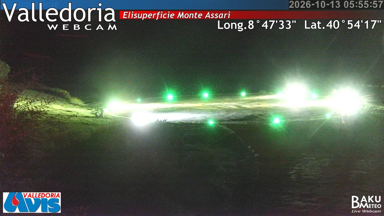 time-lapse frame, Valledoria webcam