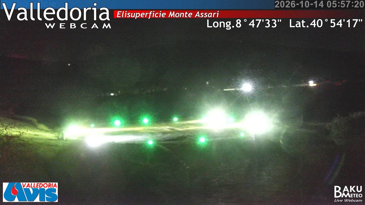 time-lapse frame, Valledoria webcam
