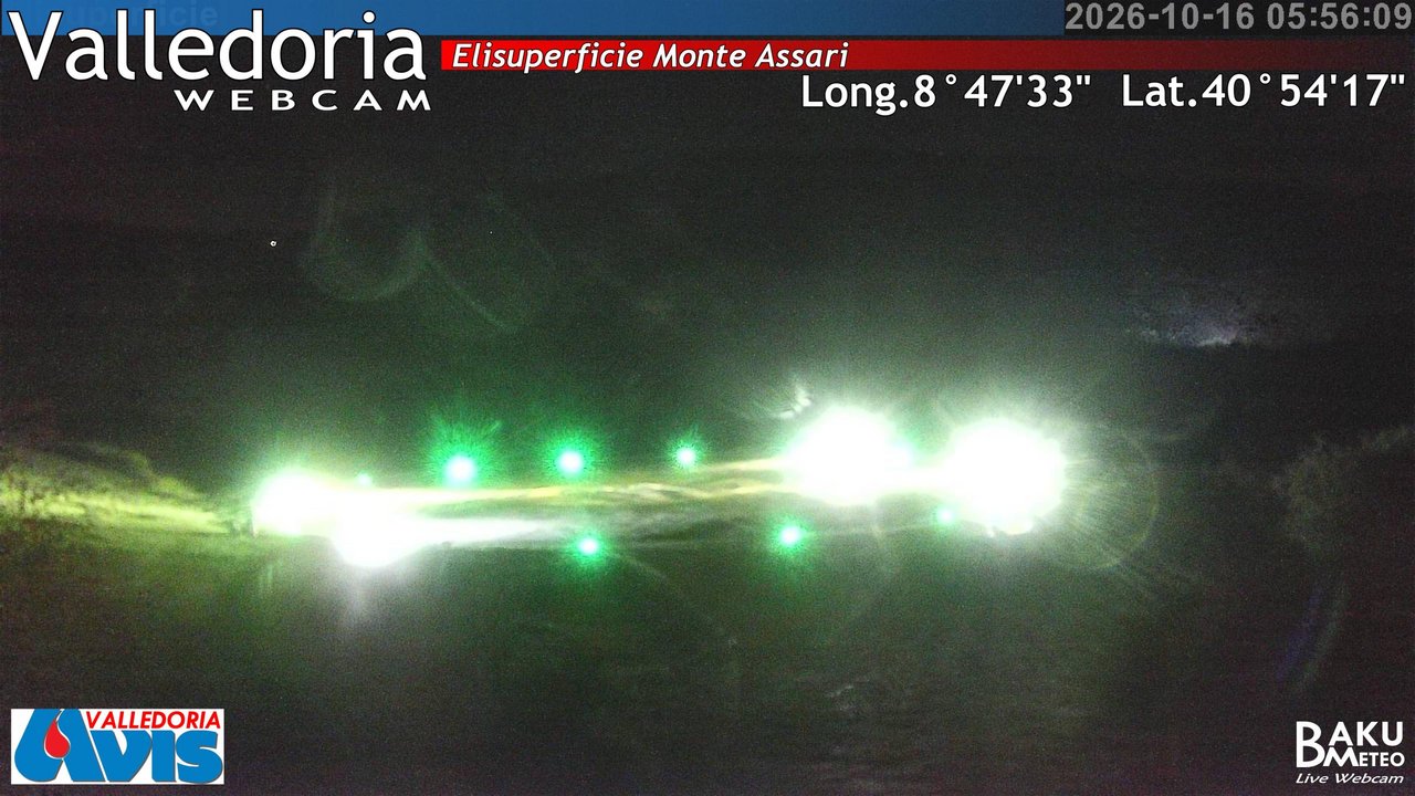 time-lapse frame, Valledoria webcam