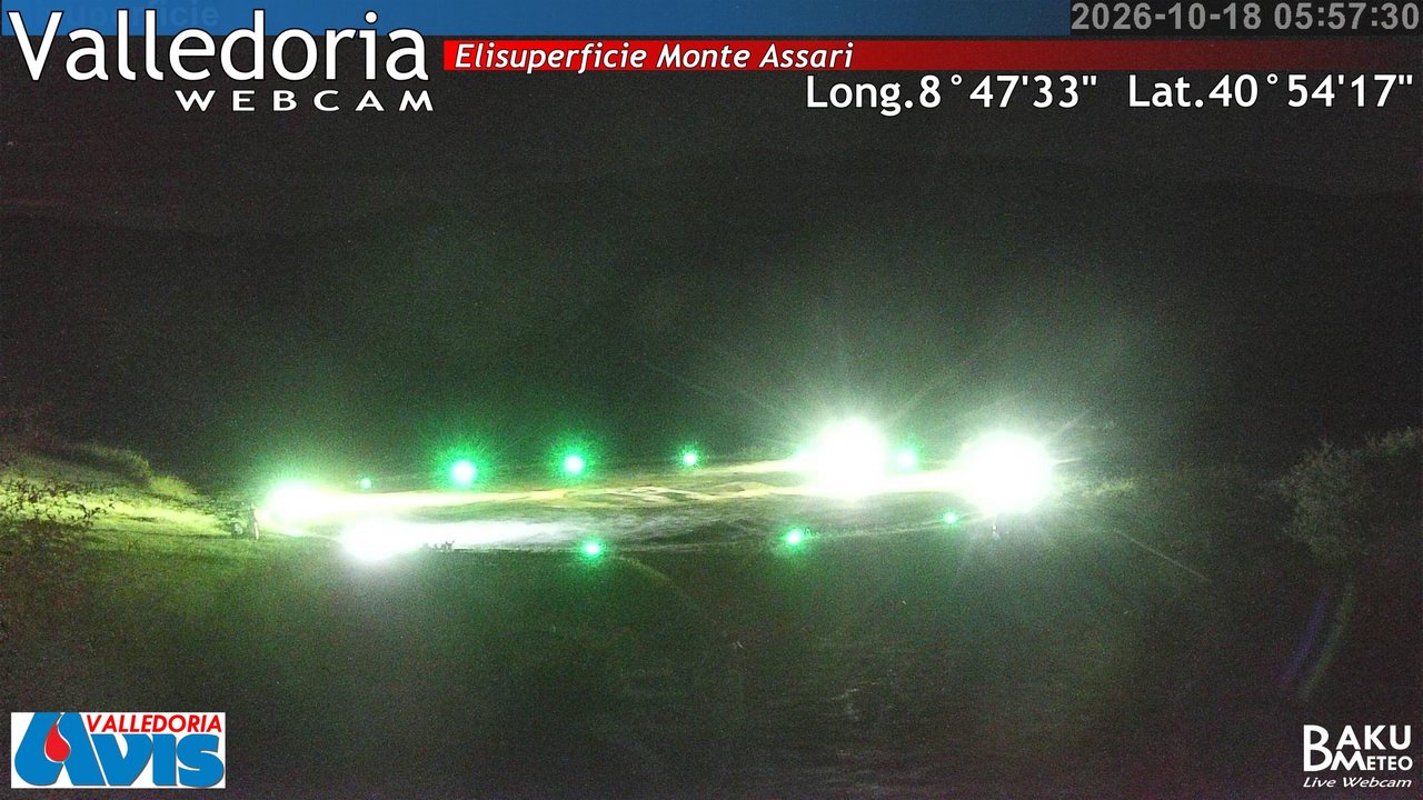 time-lapse frame, Valledoria webcam