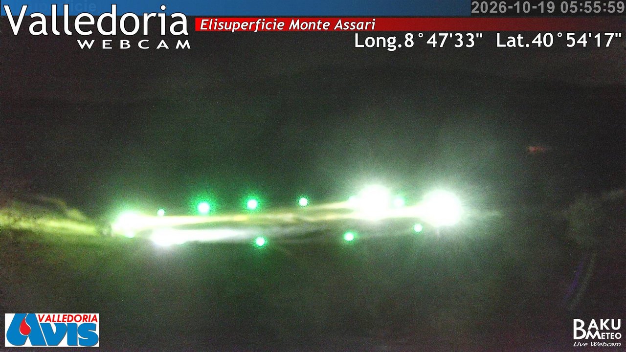time-lapse frame, Valledoria webcam