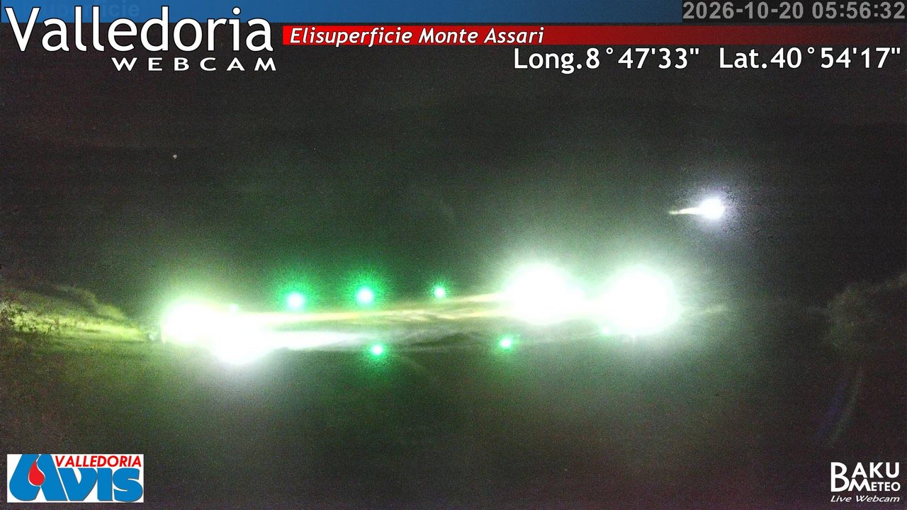 time-lapse frame, Valledoria webcam