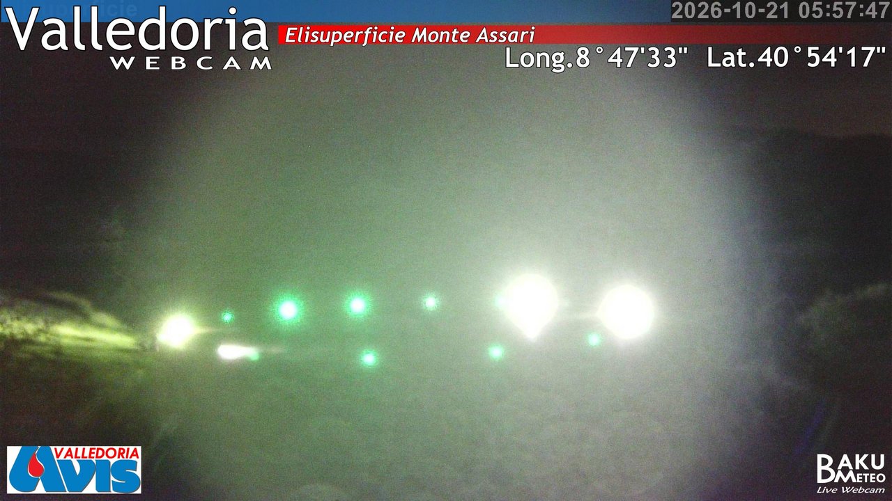 time-lapse frame, Valledoria webcam