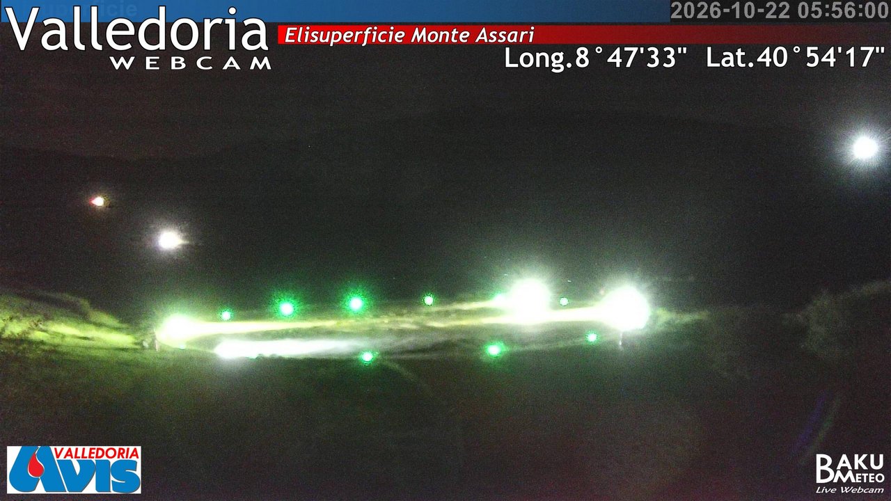 time-lapse frame, Valledoria webcam