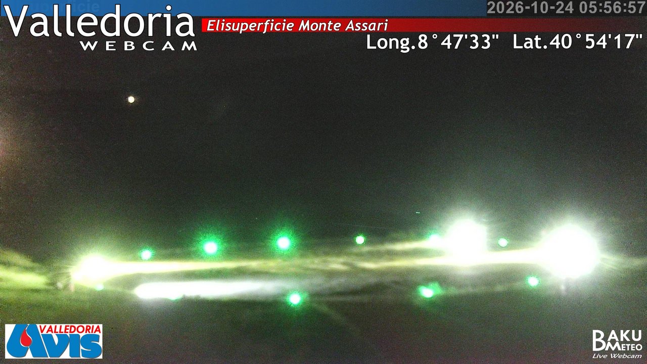 time-lapse frame, Valledoria webcam