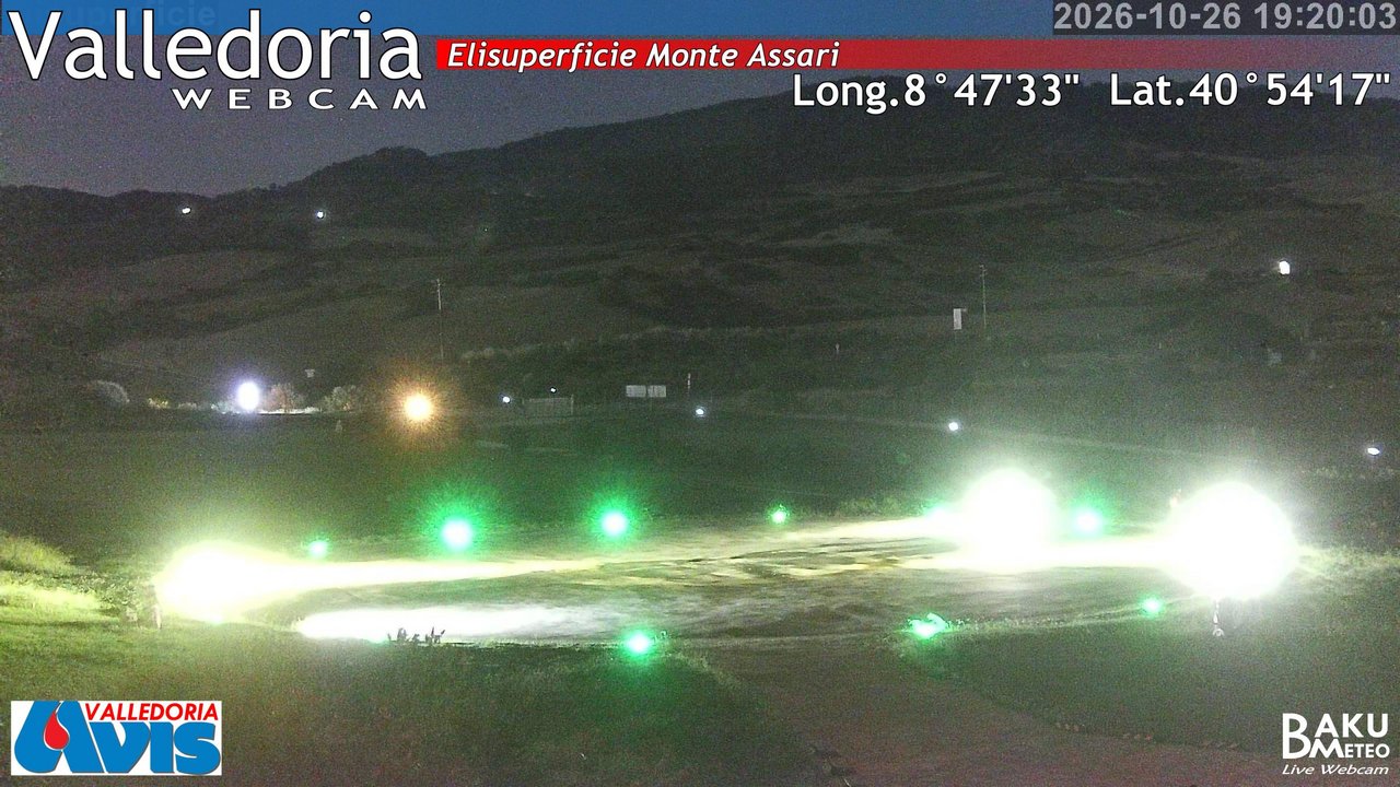 time-lapse frame, Valledoria webcam