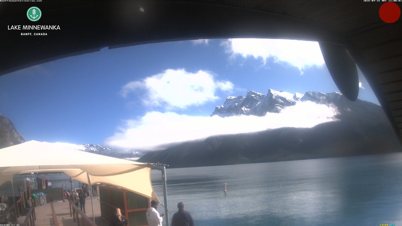 view from Lake Minnewanka on 2026-09-16