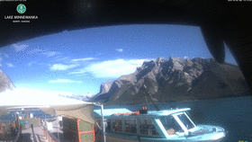 Lake Minnewanka animated GIF