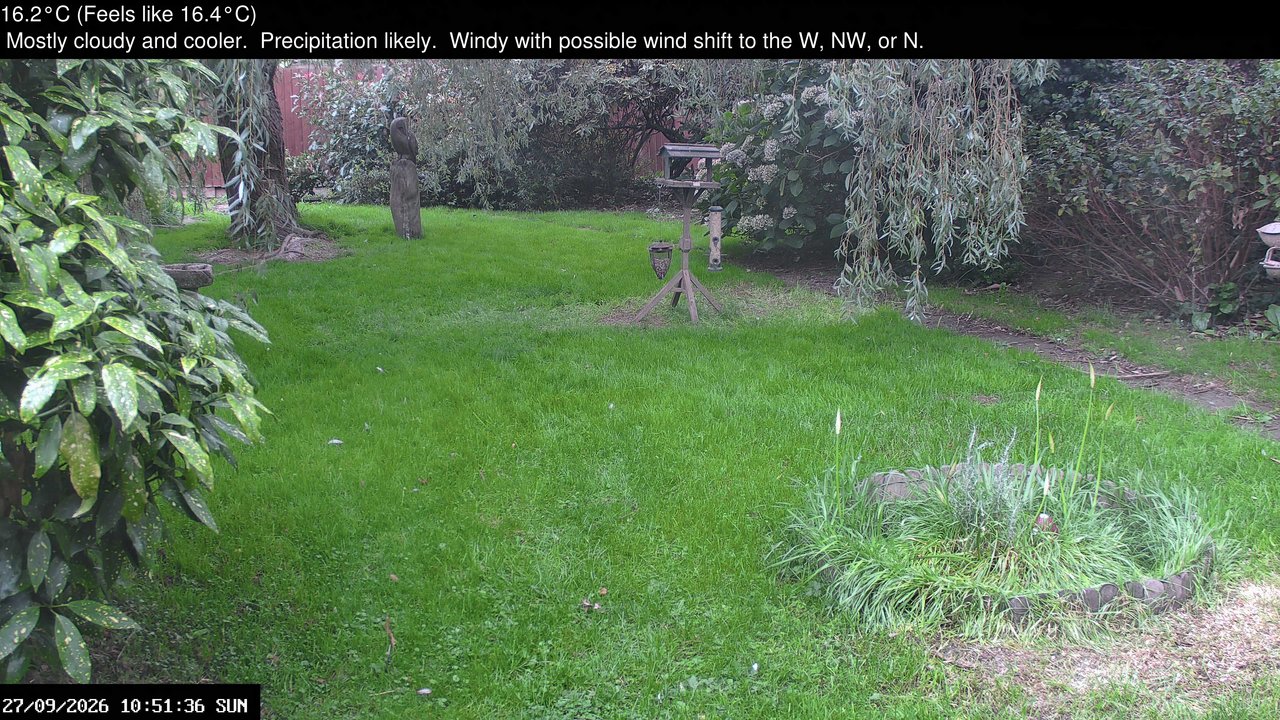 view from Wembury, Devon. Garden Zoom Cam on 2026-09-27