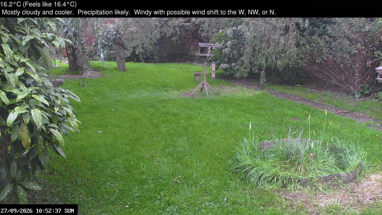 view from Wembury, Devon. Garden Zoom Cam on 2026-09-27