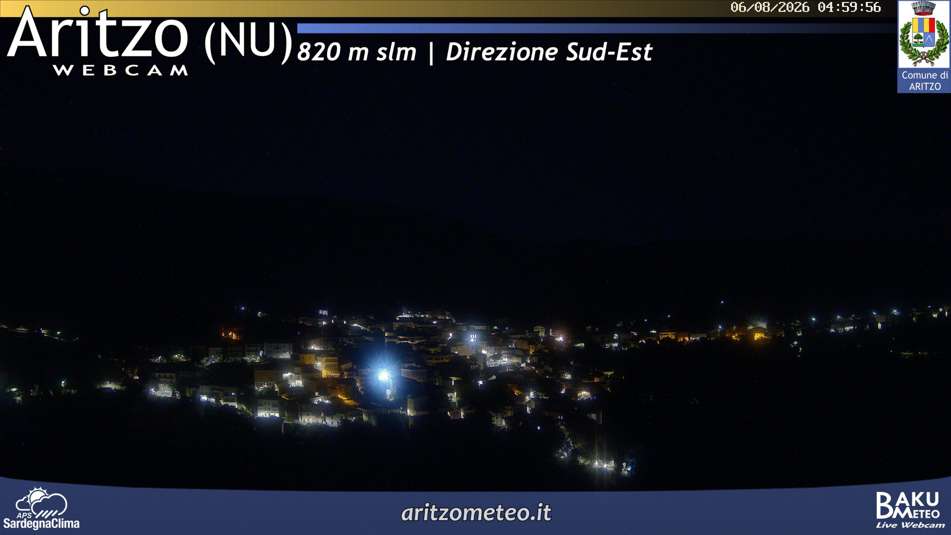 time-lapse frame, Aritzo webcam