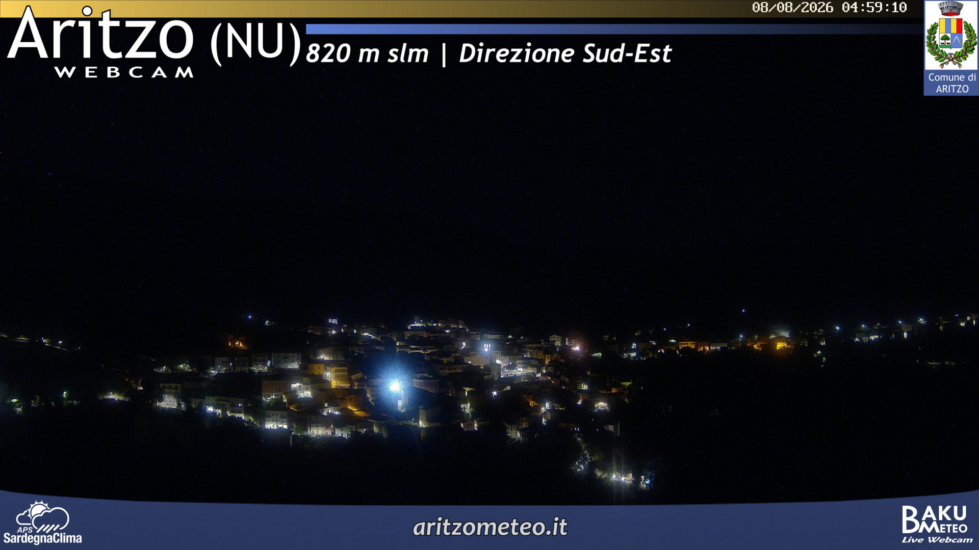 time-lapse frame, Aritzo webcam