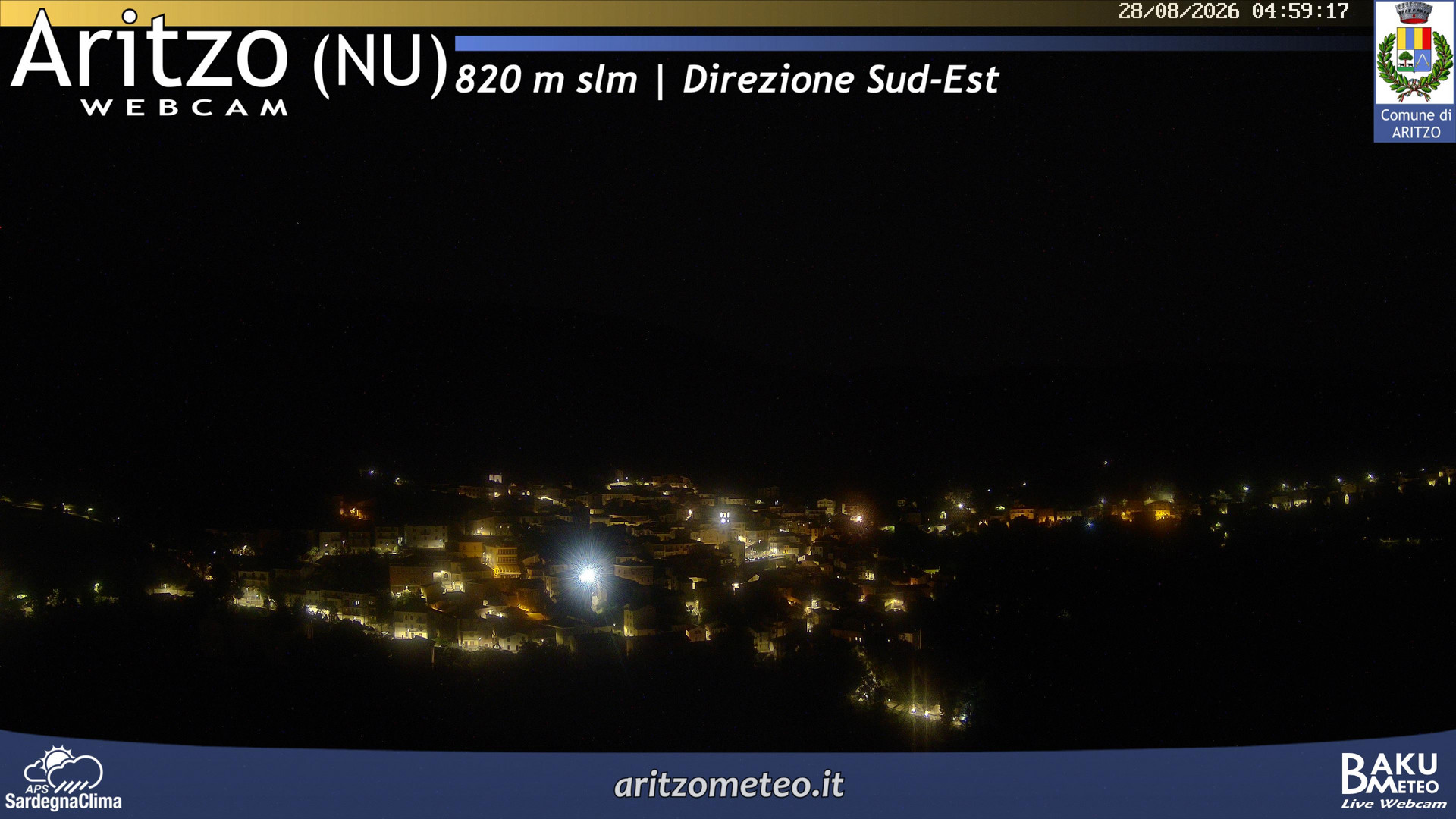 time-lapse frame, Aritzo webcam