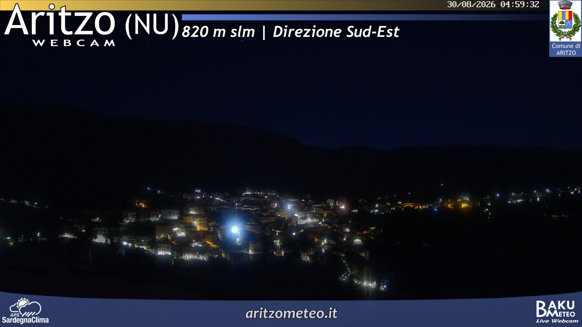 time-lapse frame, Aritzo webcam