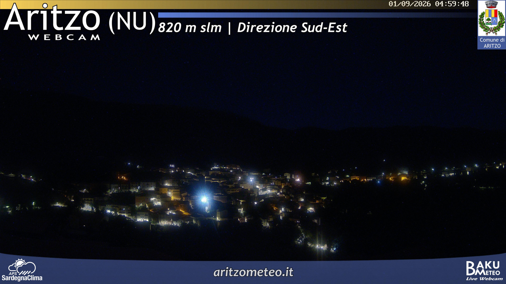 time-lapse frame, Aritzo webcam