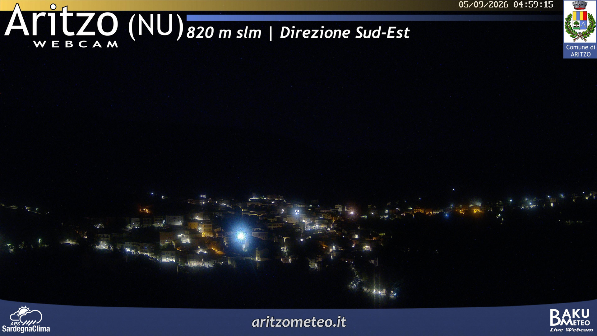 time-lapse frame, Aritzo webcam