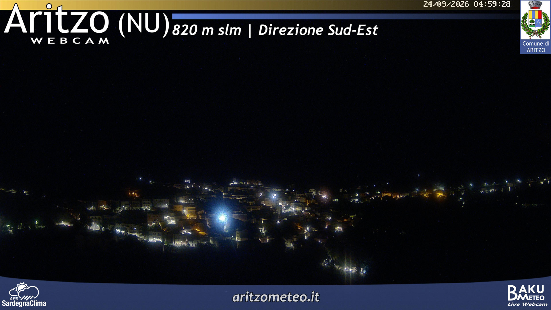 time-lapse frame, Aritzo webcam