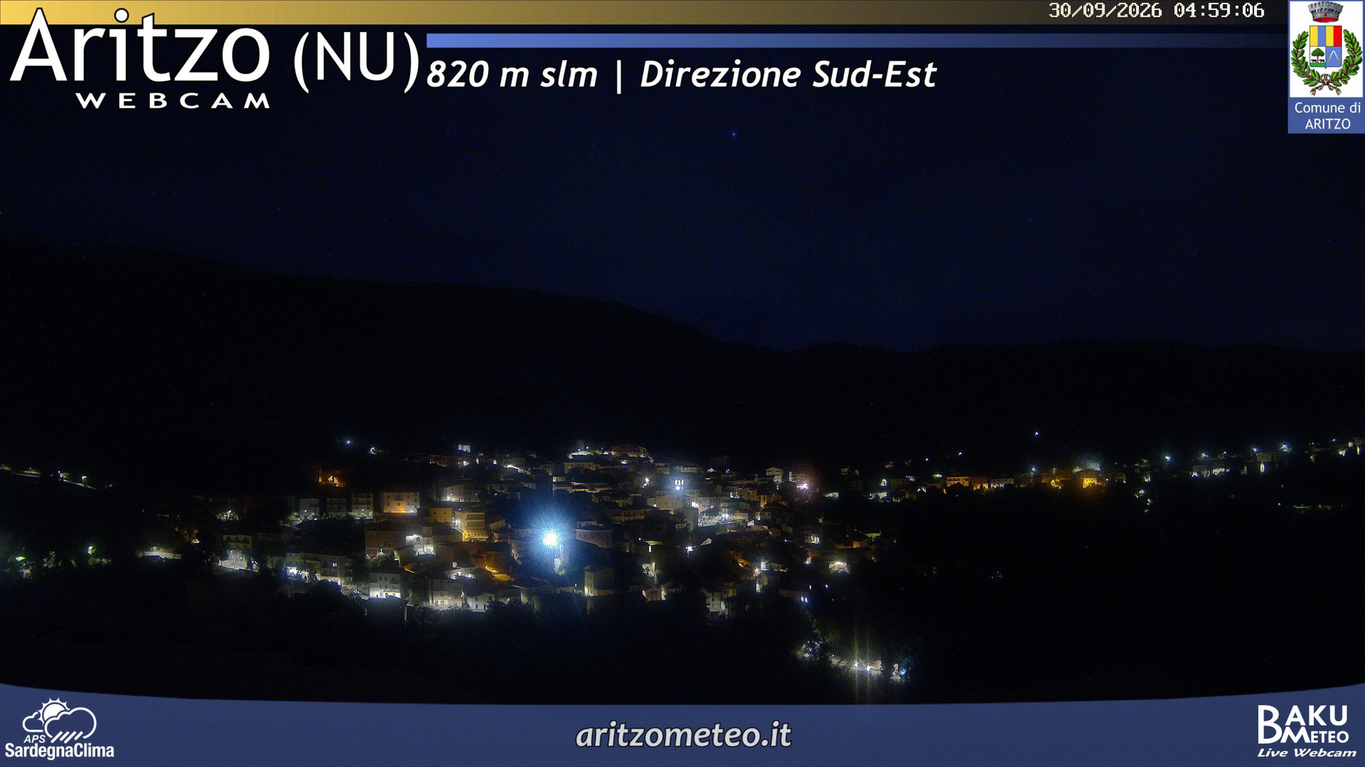 time-lapse frame, Aritzo webcam