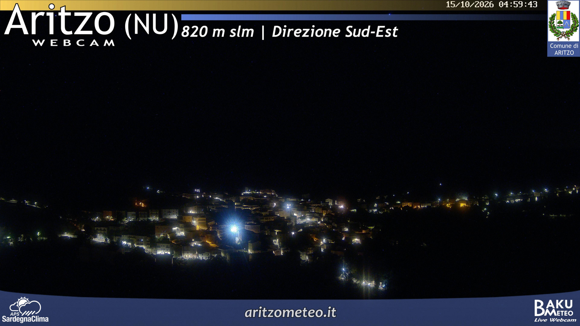 time-lapse frame, Aritzo webcam