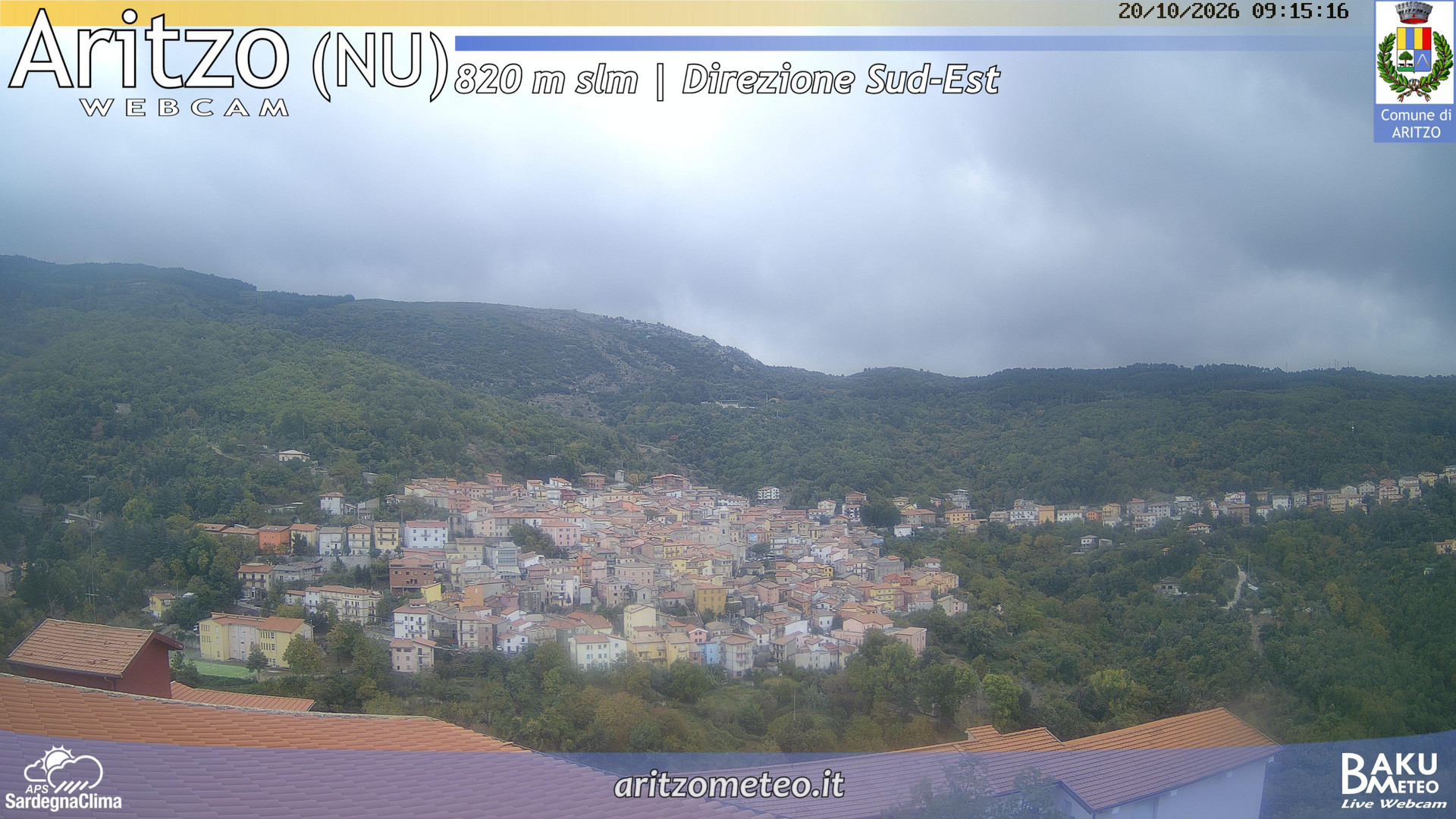 time-lapse frame, Aritzo webcam