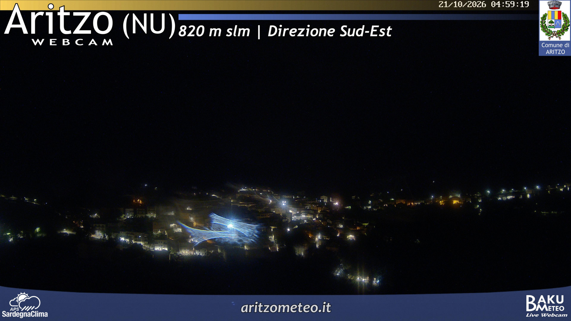 time-lapse frame, Aritzo webcam